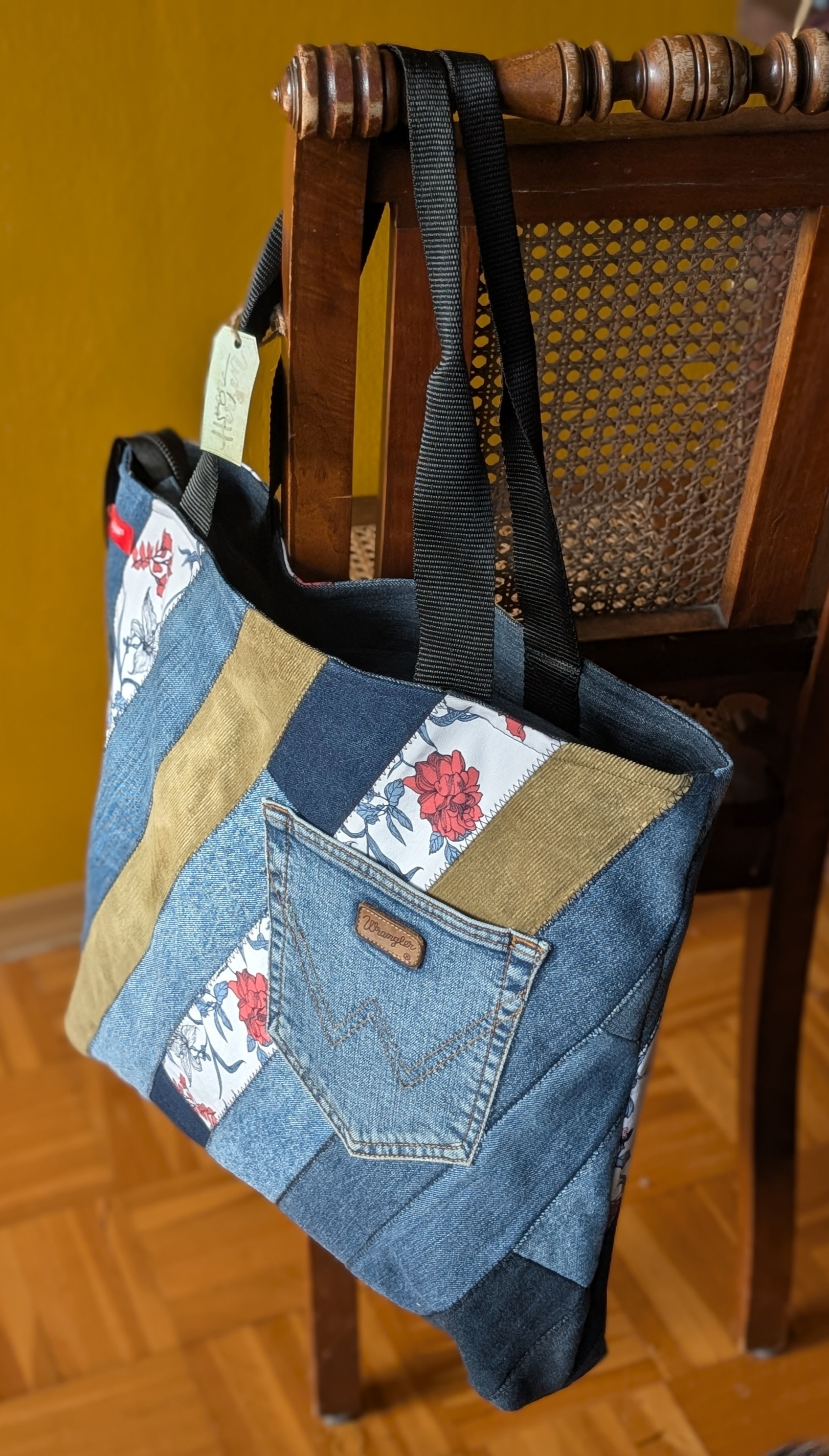 Tasche "Diagonale Streifen" N°1