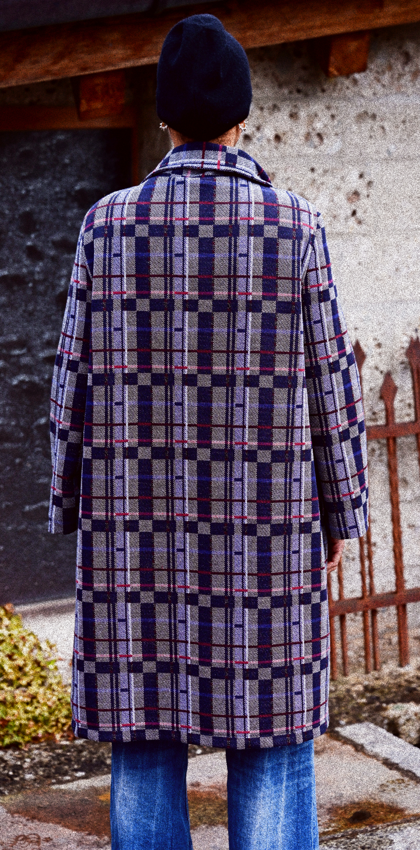 Mantel "Karomuster" - Miniaturbild 4