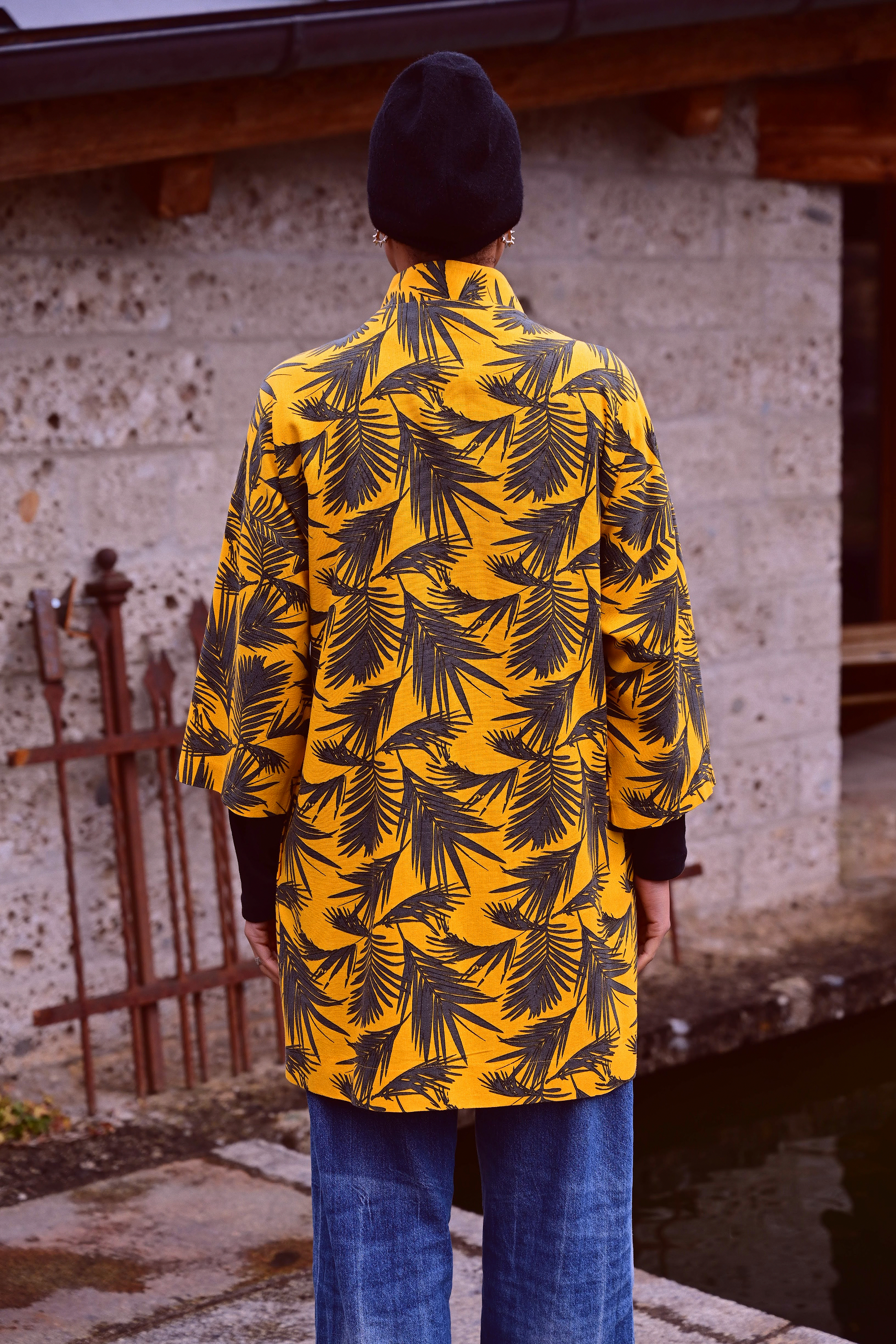 Mantel "Frühlingsgelb 3/4" - Miniaturbild 3