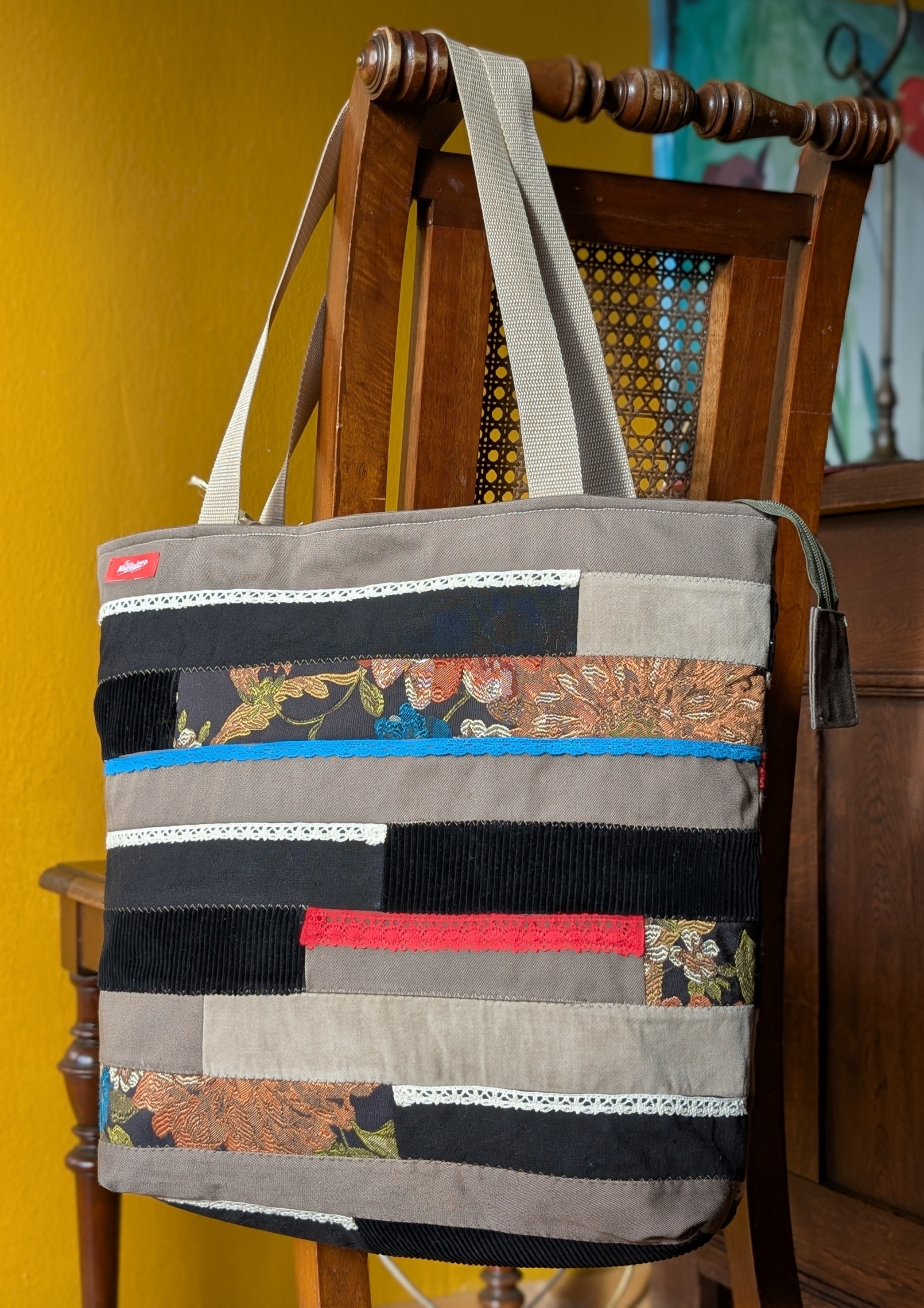 Tasche "Warum nicht Streifen?" - Miniaturbild 2