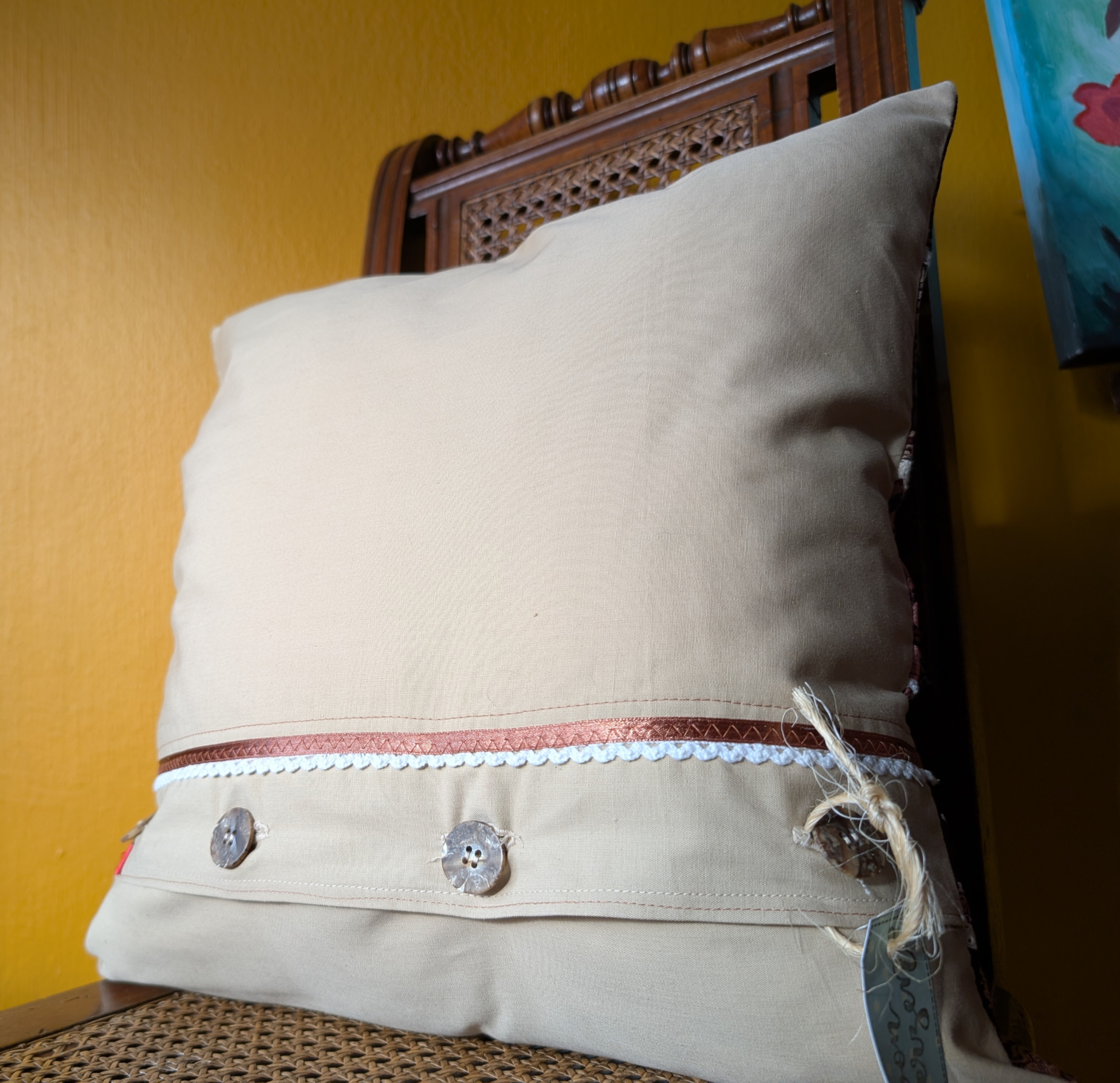 Kissen "Krawatte & Spitze" - Miniaturbild 3