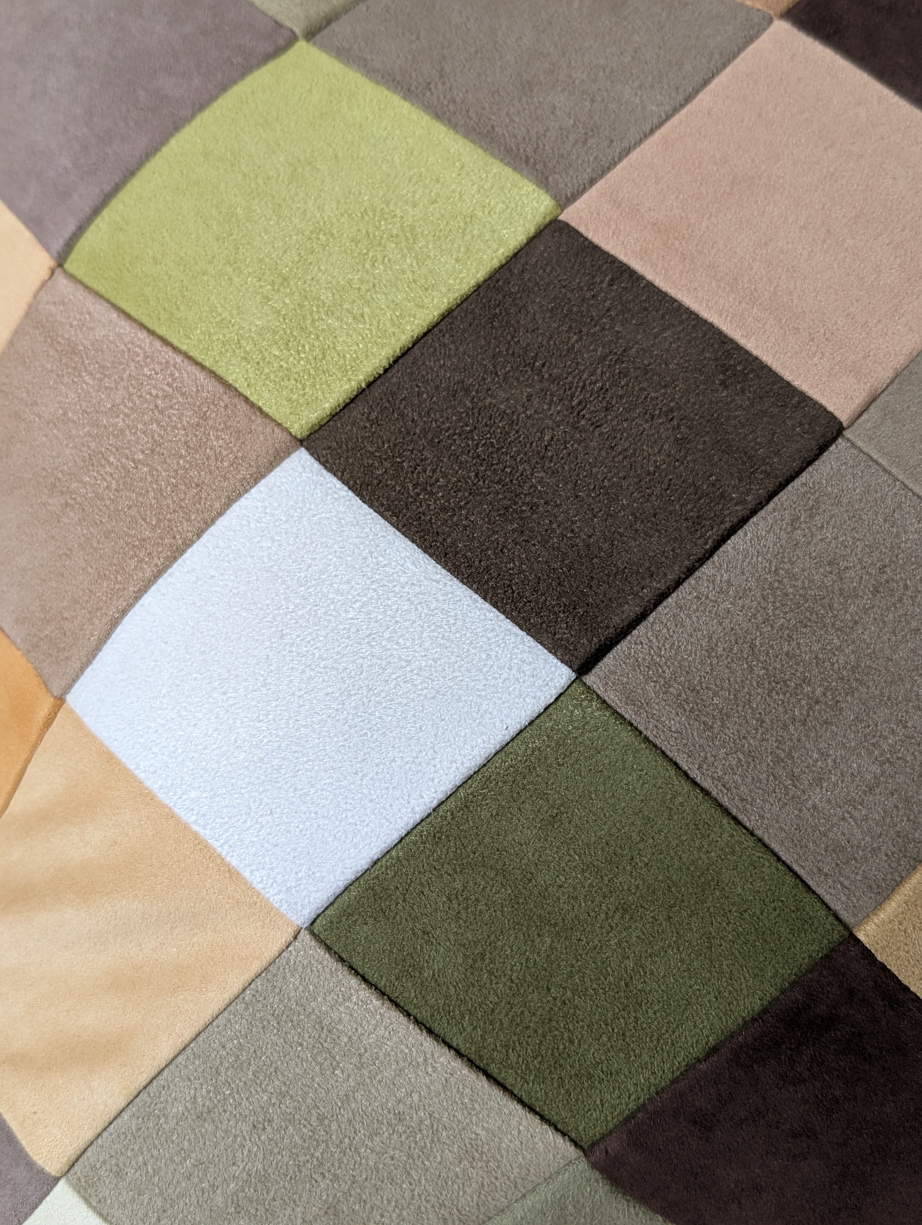 Kissen "Veganes Wildleder Herbstfarben" - Miniaturbild 2